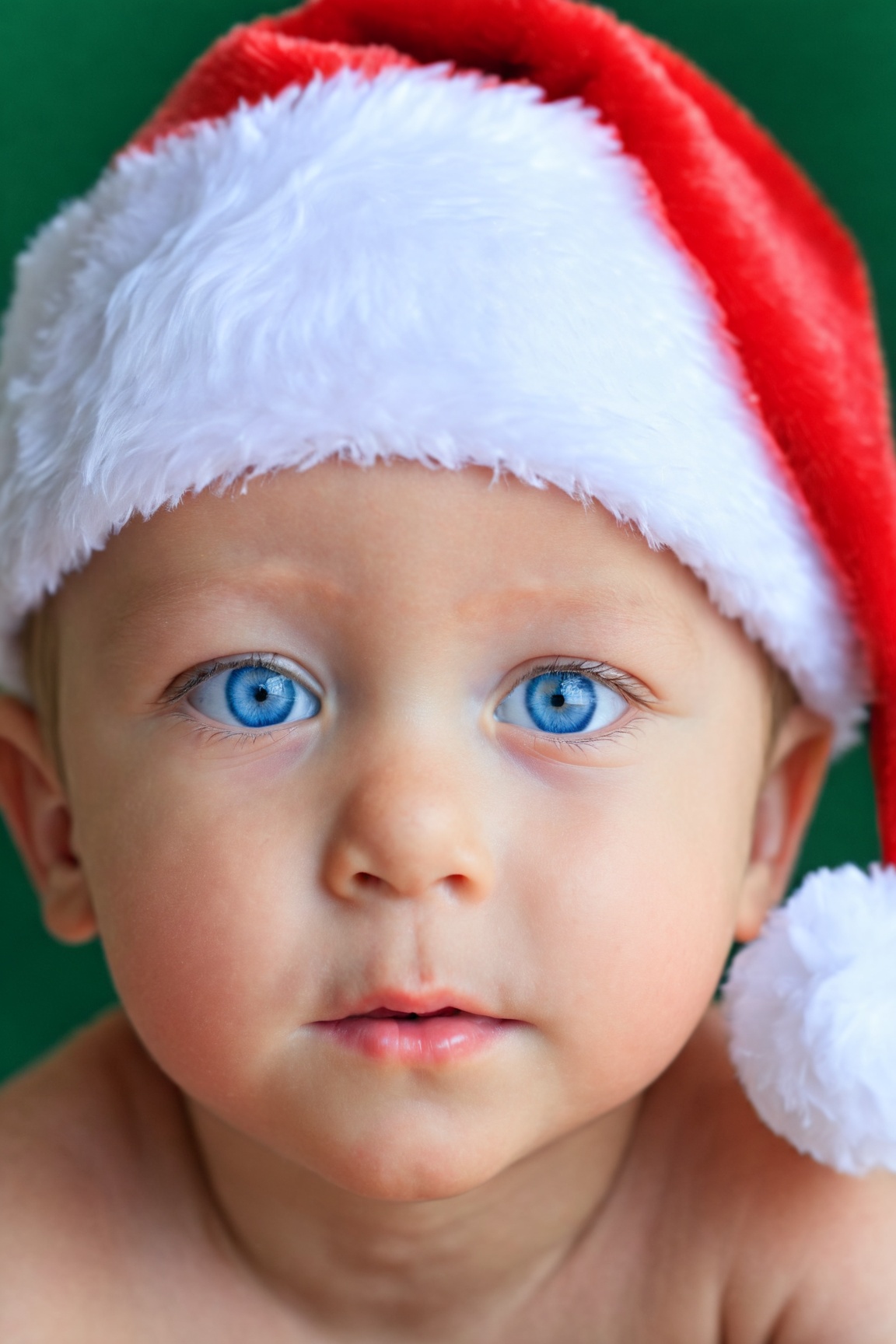 Christmas solo,  looking at viewer,  blue eyes on Tensor.Art