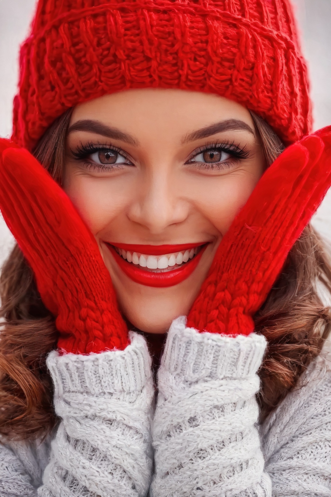 Christmas 1girl,  solo,  long hair on Tensor.Art