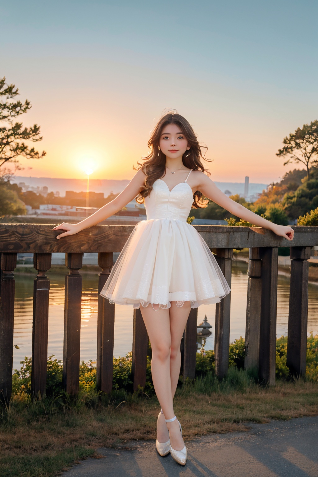 raw,  1girl,  very tiny dress random bright colors on Tensor.Art