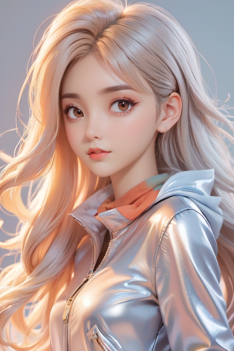  concept art anime artwork pixar,3d style,toon,masterpiece,best quality,good shine,OC rendering,best quality,4K,super detail,1girl,((full body)),looking at viewer,standing,shiny_skin,fair_skin,Celine leather trousers with a high waist and tapered leg,light oyster white hair,gyaru,absolute_territory,tight,spandex,shoes,kneehighs,glamor,dormitory,light grey background,clean background,straight_hair,hime cut,. anime style,key visual,vibrant,studio anime,highly detailed,doll,3d toon style, . digital artwork, illustrative, painterly, matte painting, highly detailed