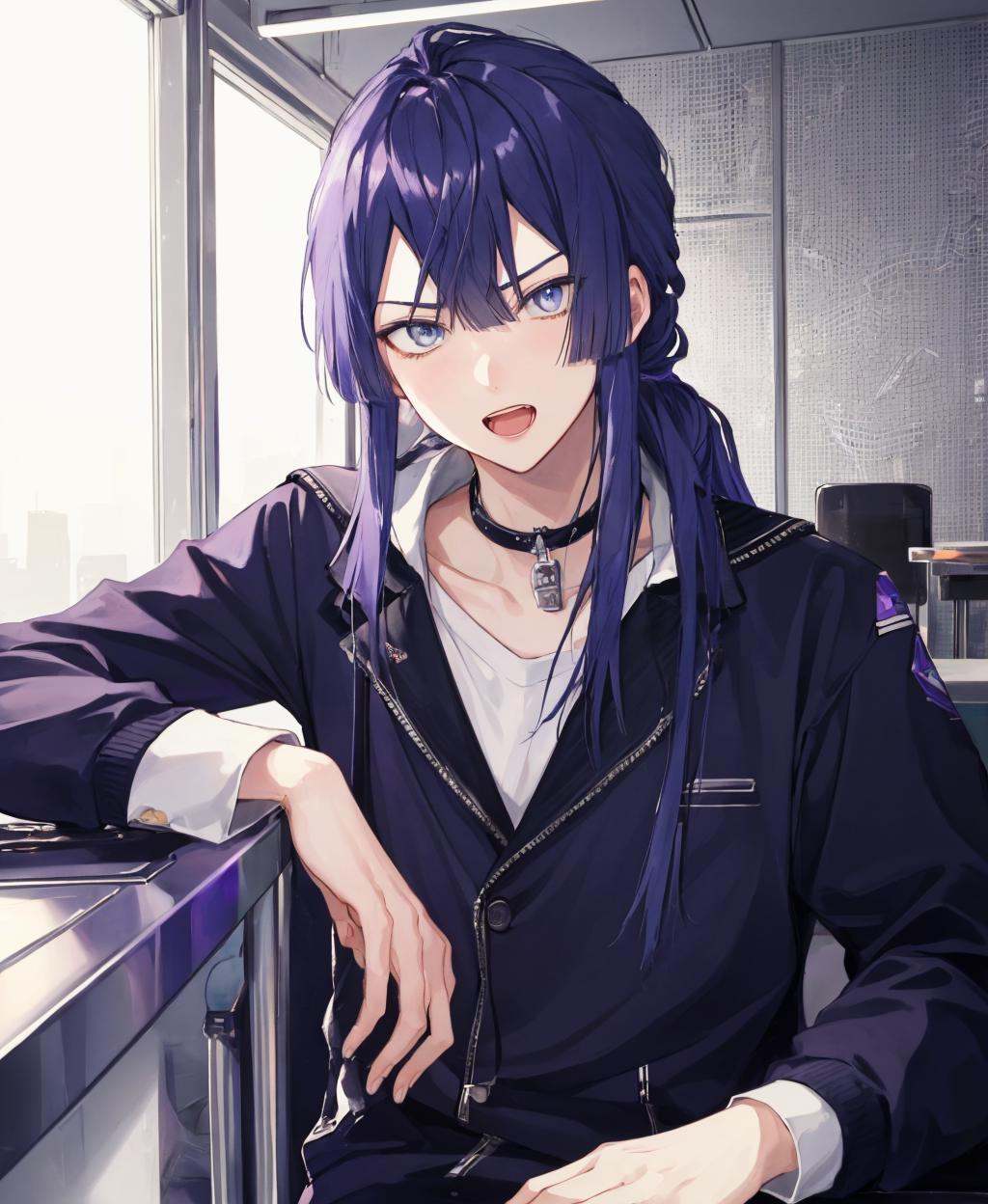 Nagao_Kei, 1boy, male focus, smile, long sleeves, looking at viewer, portrait, <lora:Nagao_Kei-07:1>, angry, open mouth, yelling, a old-school diner with jukebox and checkerboard floor, (masterpiece, best quality, detailed:1.3)