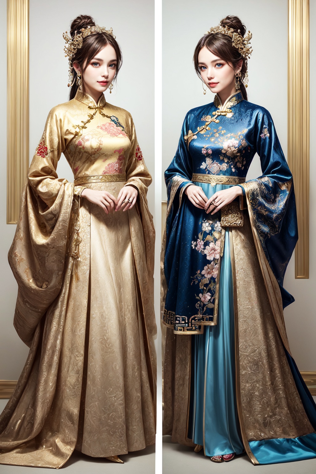 A whimsically chaotic ensemble of mismatched patterns and textures,  this post-modern fashion concept art bursts with vibr...