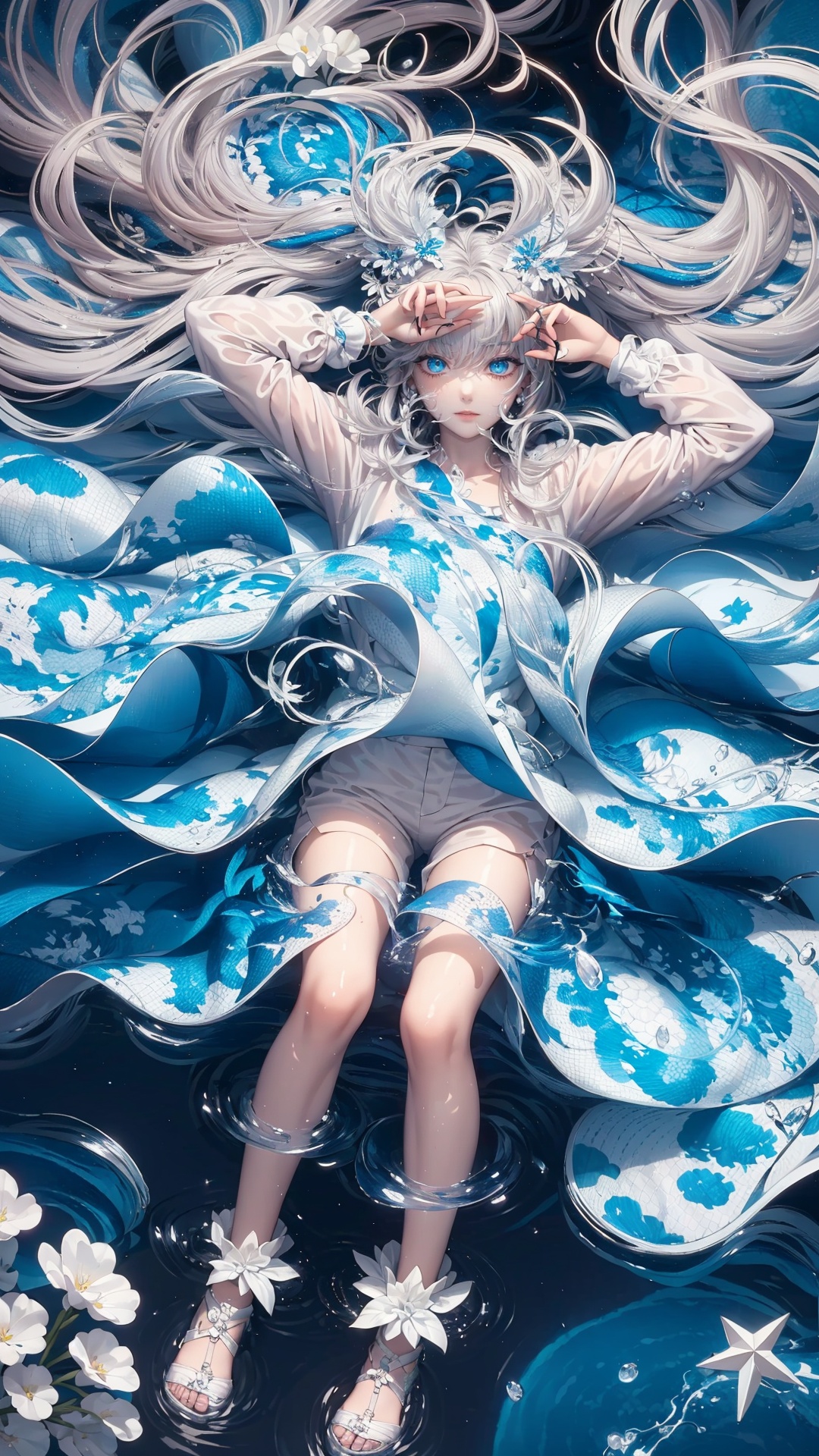 masterpiece,  best quality,  White Field on Tensor.Art