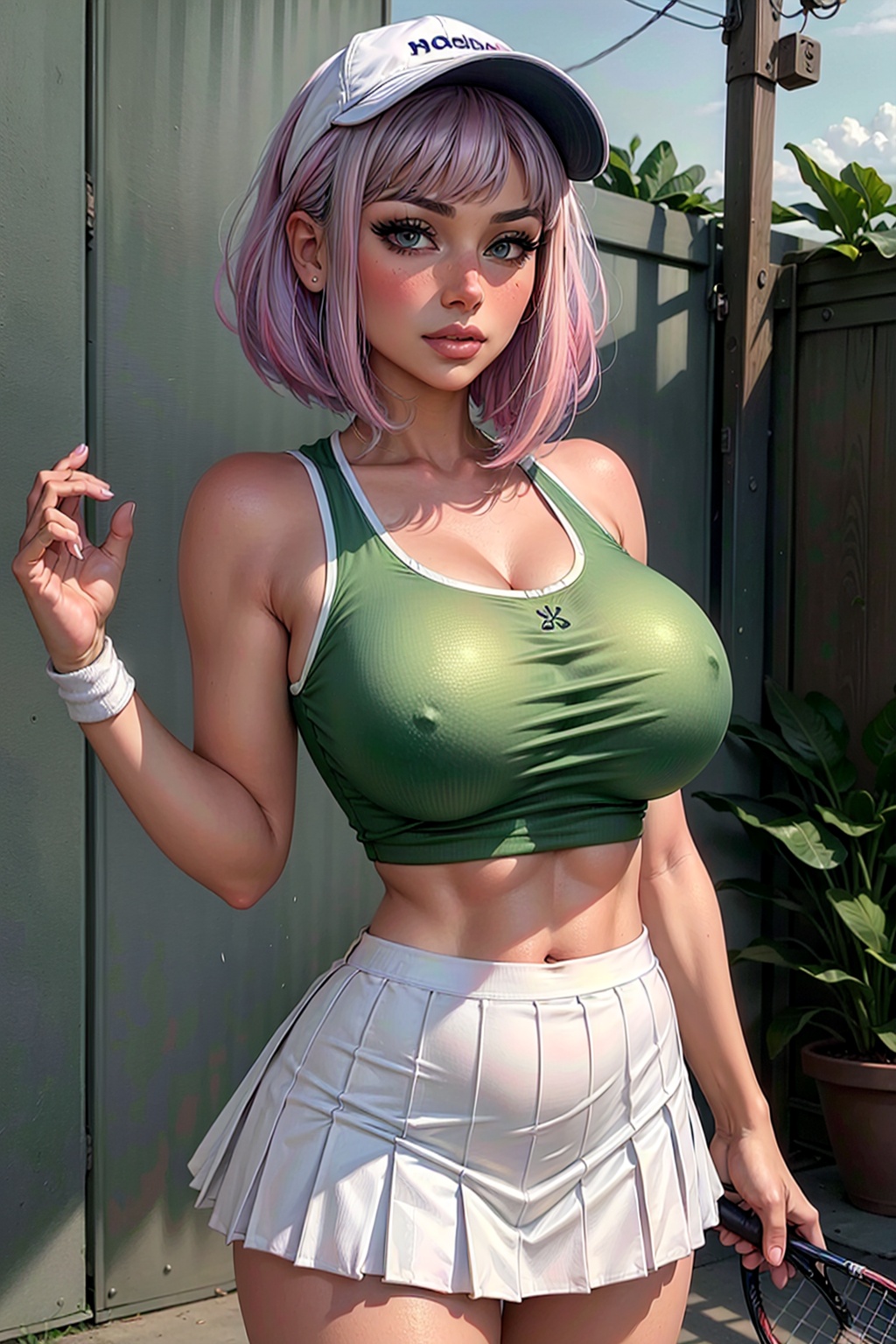(masterpiece:1.4,  best quality),  large breasts on Tensor.Art