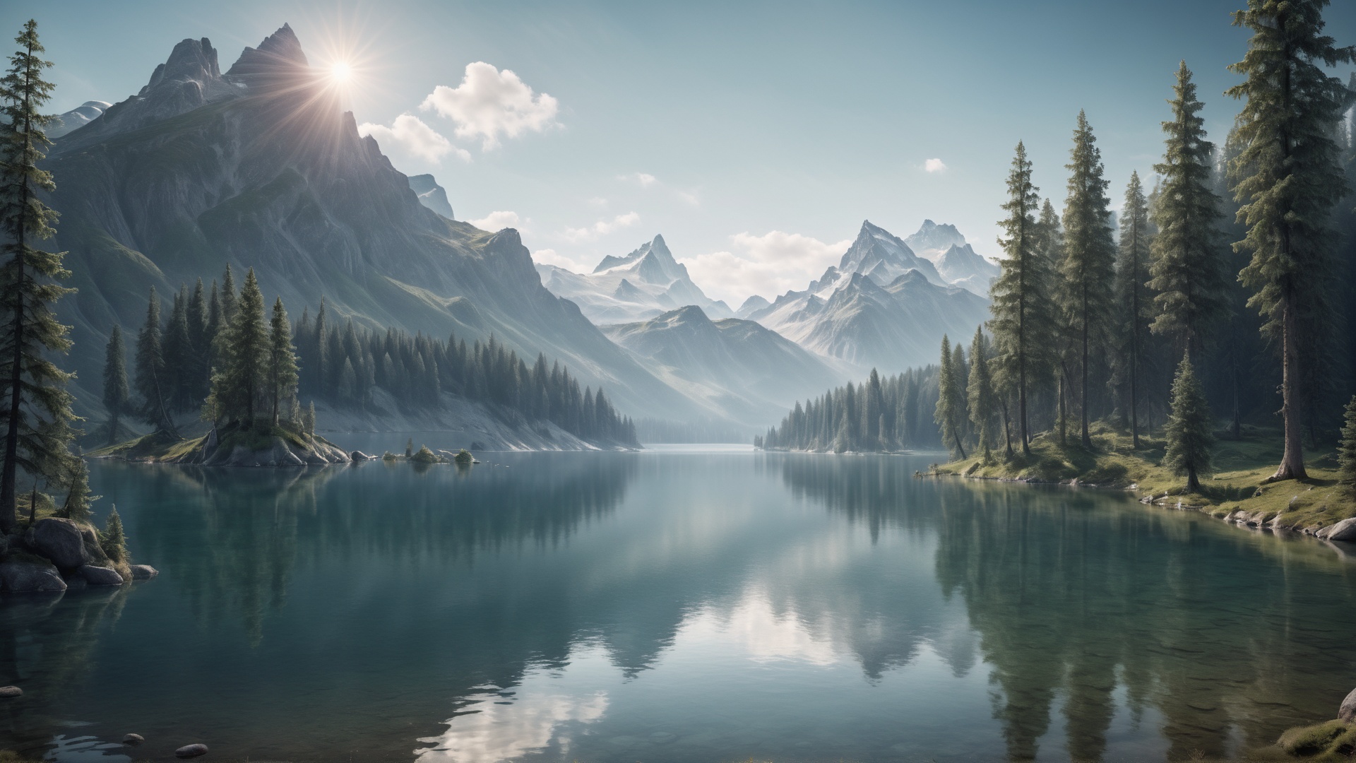 (majestic creatures),  ,  (located gracefully surrounded by mountains: 1.1) on Tensor.Art
