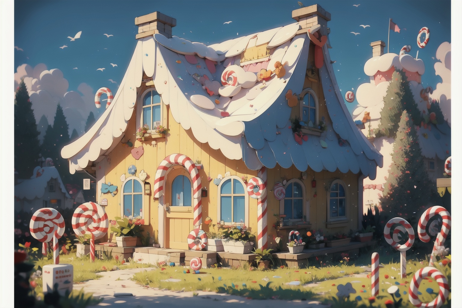  absurdres,incredibly absurdres,reality,realistic,,(solo:1.2), Candy House