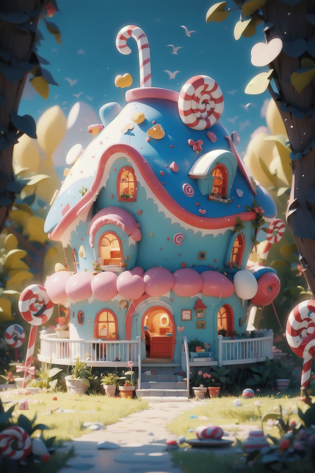  absurdres,incredibly absurdres,reality,realistic,,(solo:1.2), Candy House