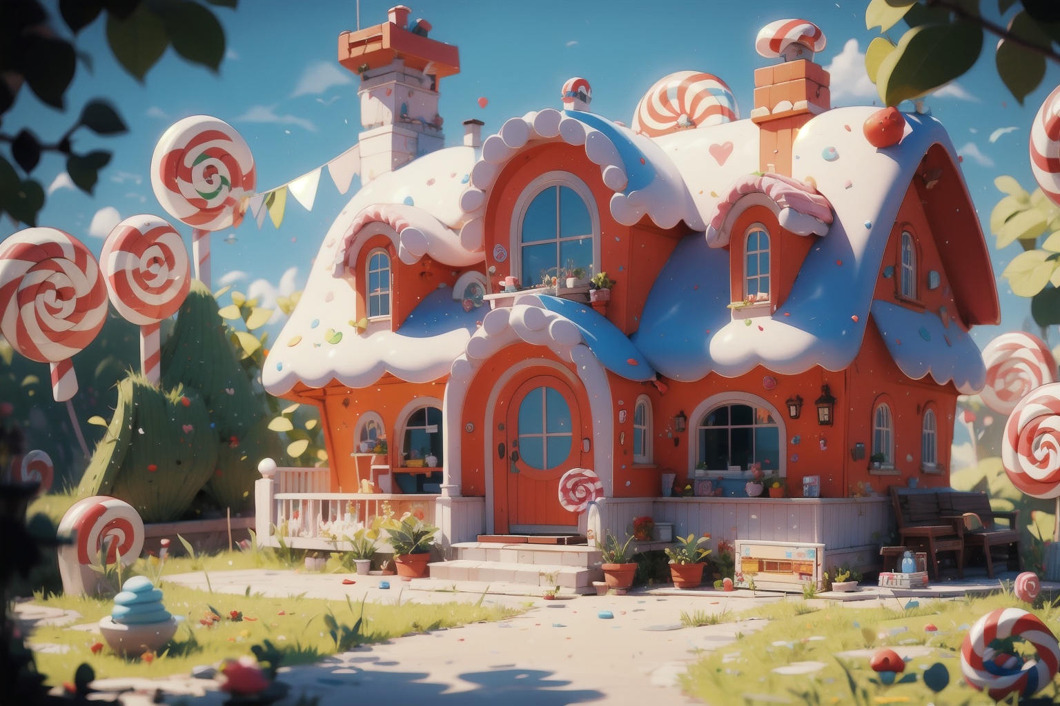  absurdres,incredibly absurdres,reality,realistic,,(solo:1.2), Candy House
