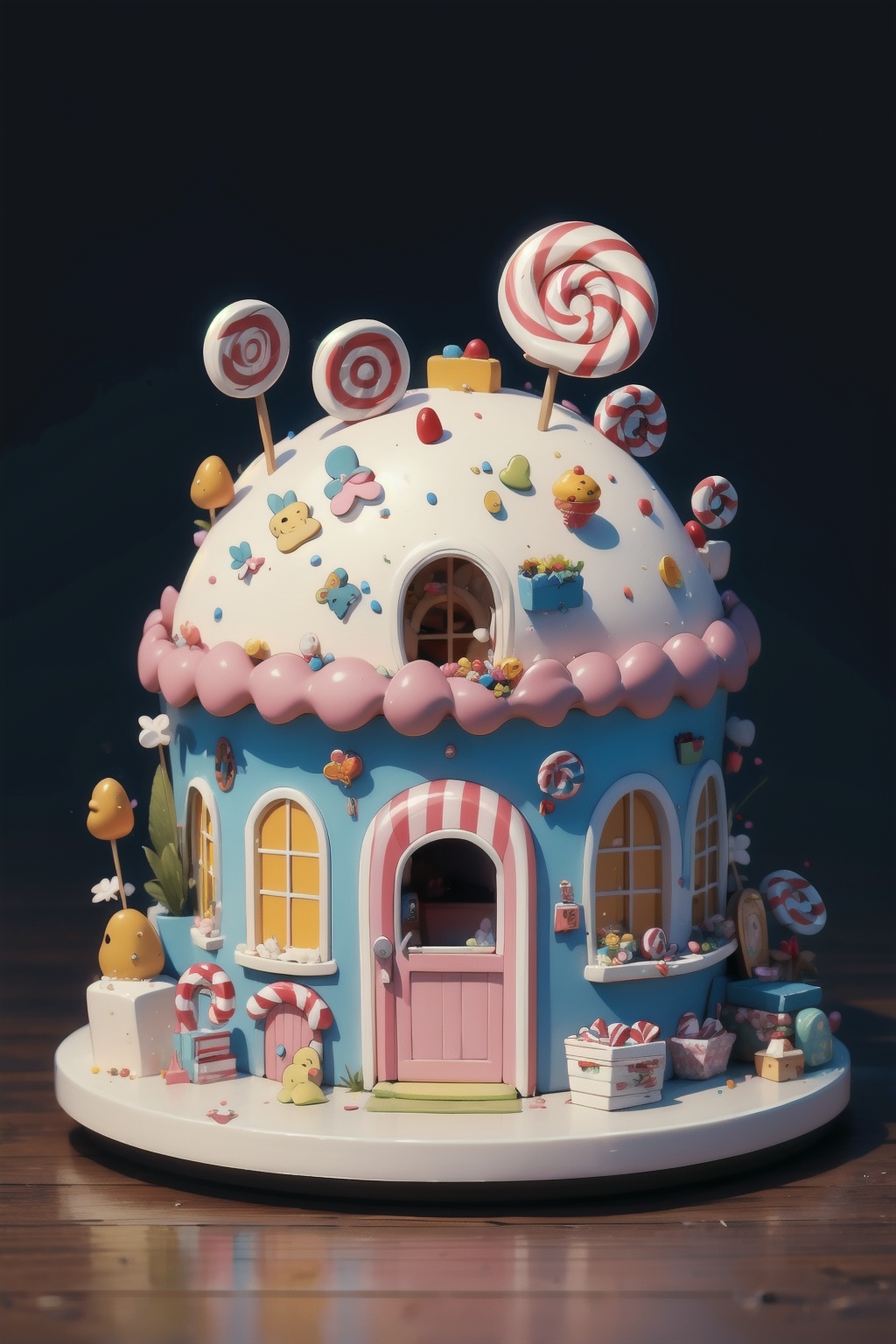  absurdres,incredibly absurdres,reality,realistic,,(solo:1.2), Candy House