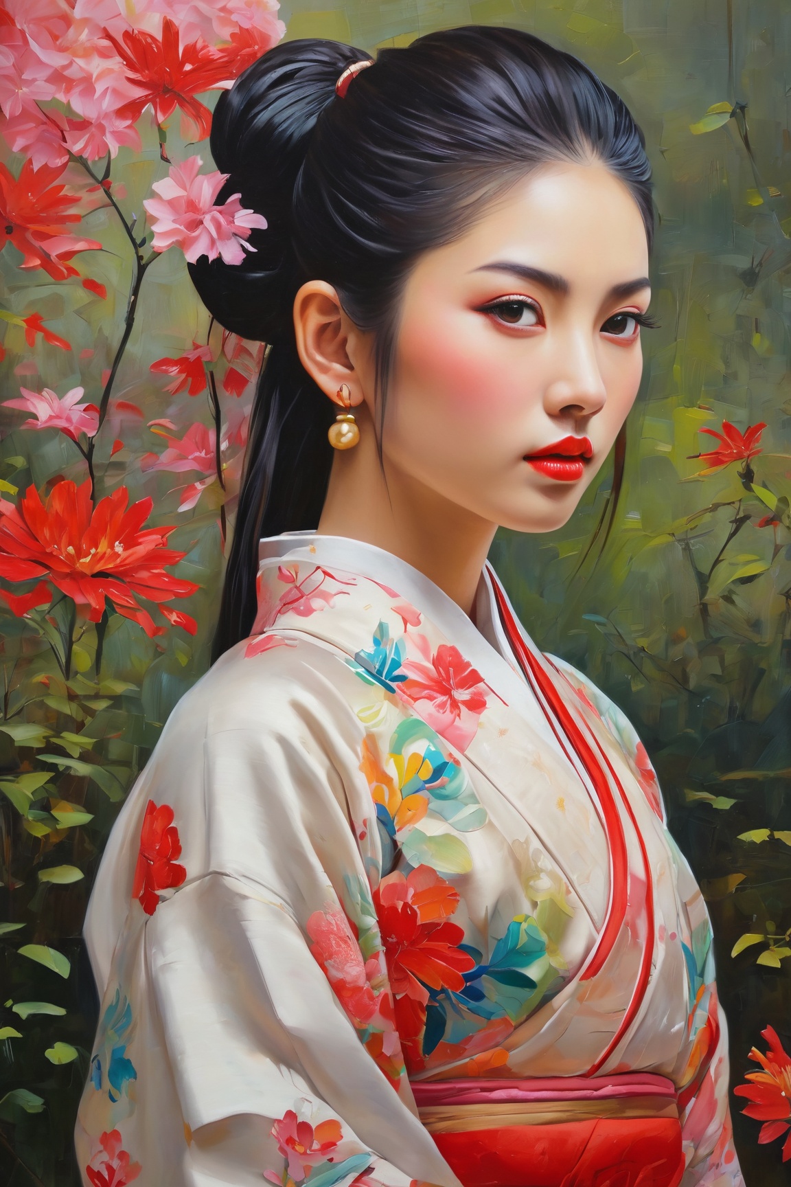 girl,  beautiful detailed eyes,  beautiful detailed lips on Tensor.Art