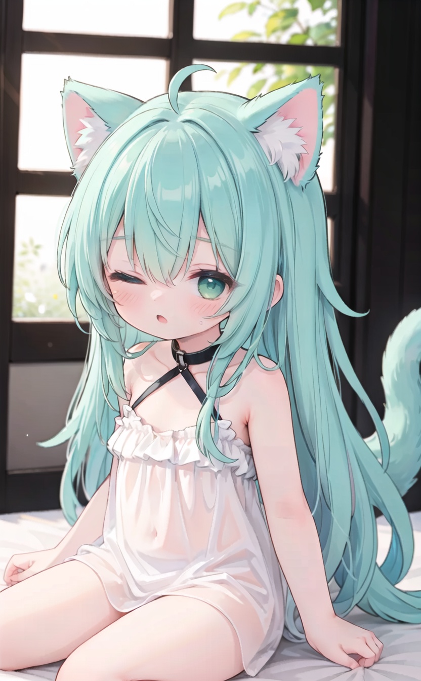 1girl,  animal ears,  solo on Tensor.Art