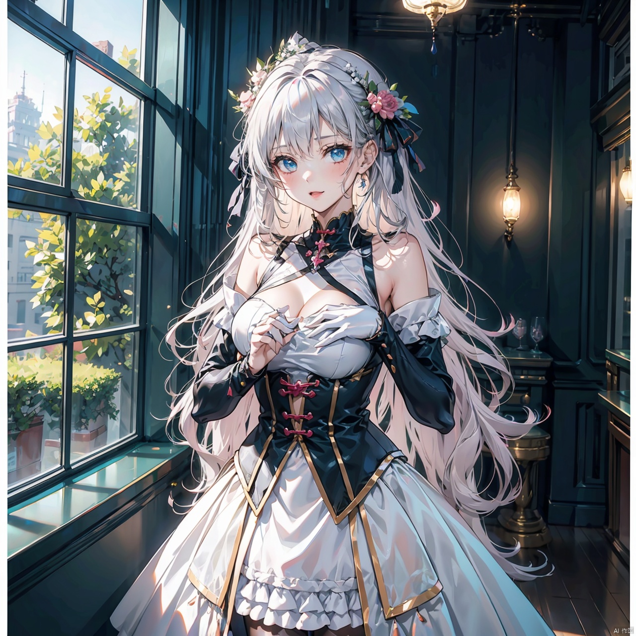  JYPSS,1girl,solo,
wide shot, HUBG_Rococo_Style(loanword)
Don't deform your hands
Do not bend your hands