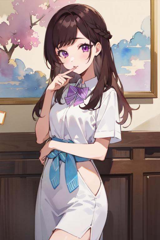 wallpaper,  1girl,  solo on Tensor.Art