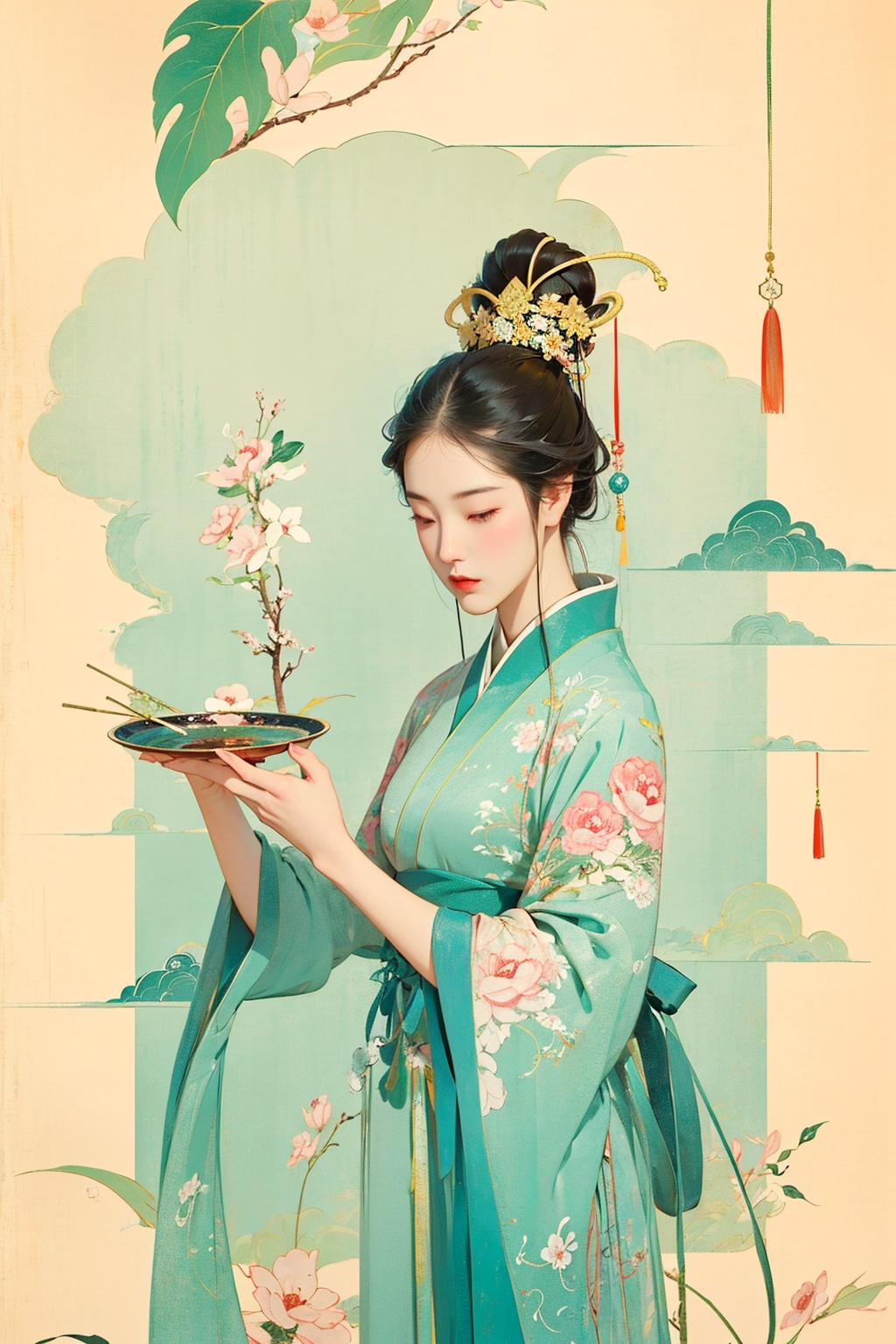 HUBG_CN_illustration, Traditional Chinese painting,