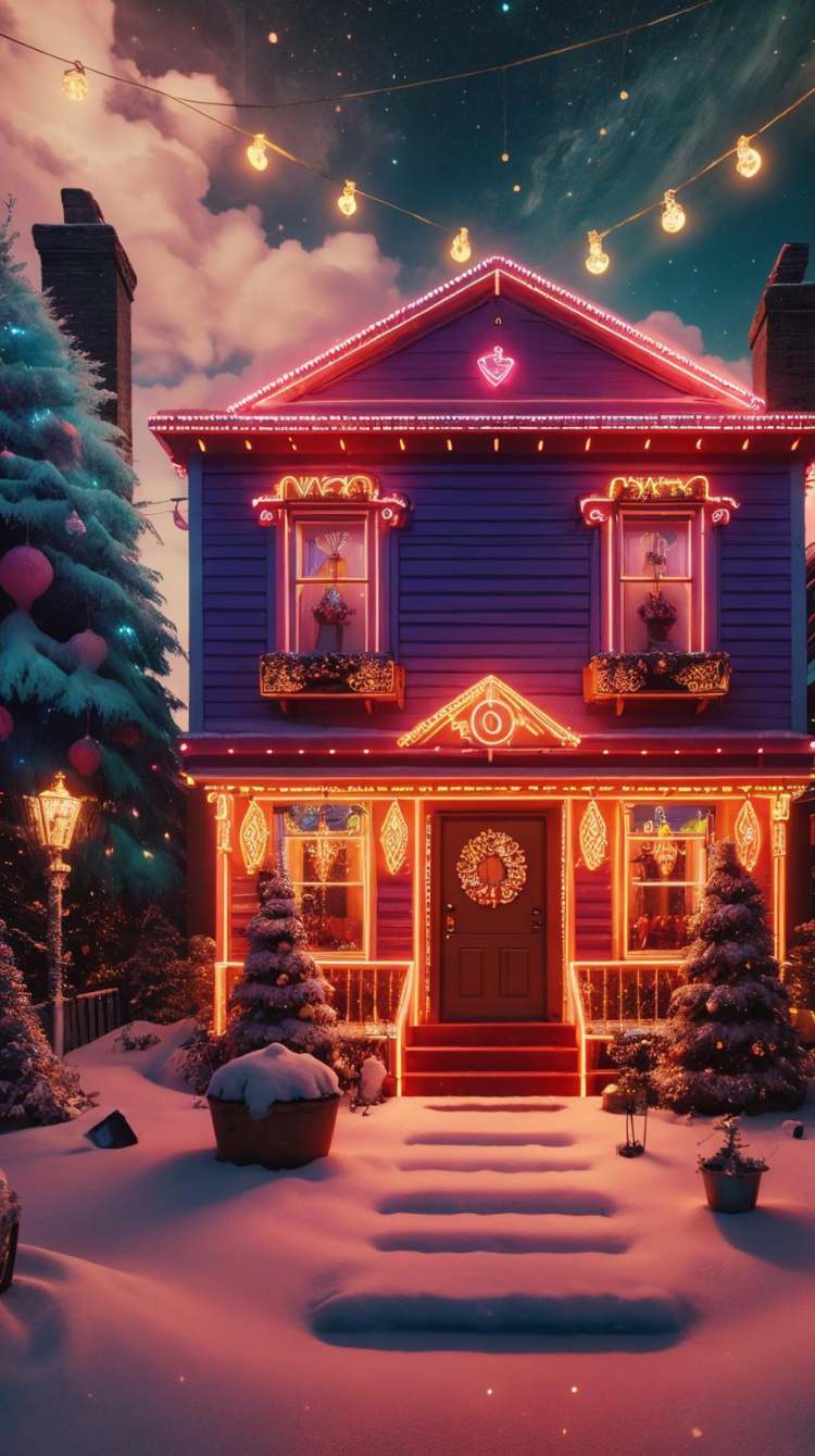 🎄🌈🎅Neon Christmas Style🎅🌈🎄 by mnemic on Tensor.Art