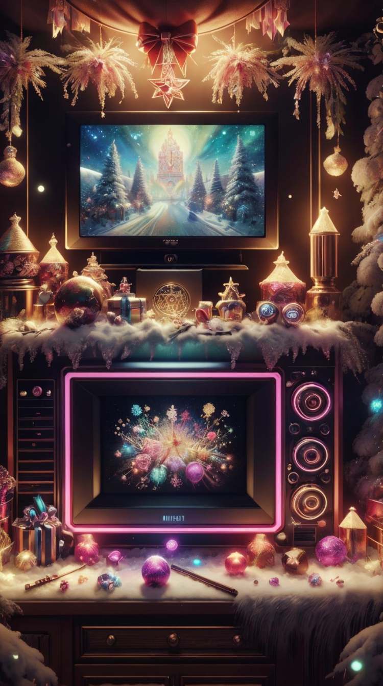🎄🌈🎅Neon Christmas Style🎅🌈🎄 by mnemic on Tensor.Art