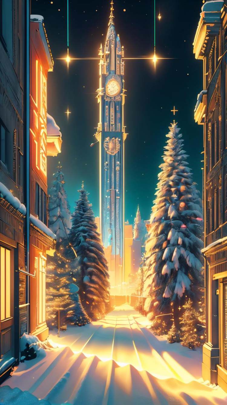 🎄🌈🎅Neon Christmas Style🎅🌈🎄 by mnemic on Tensor.Art