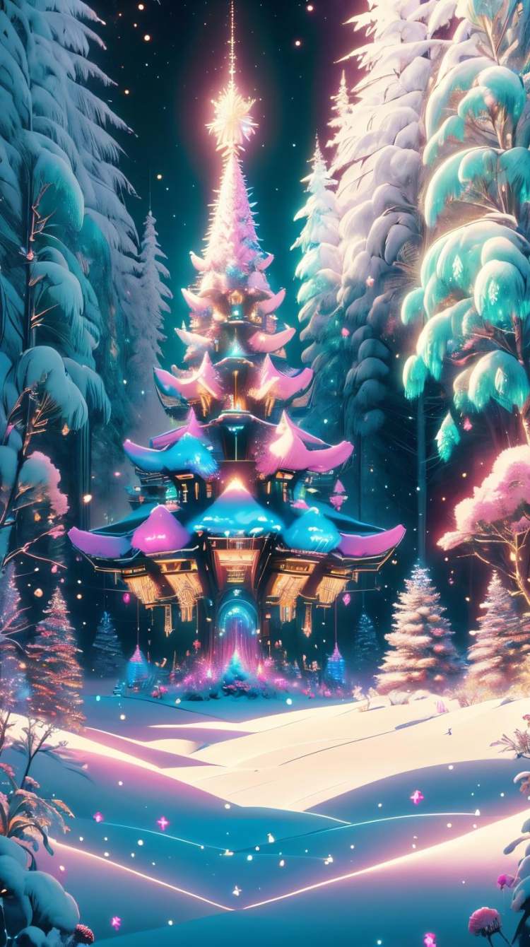 🎄🌈🎅Neon Christmas Style🎅🌈🎄 by mnemic on Tensor.Art