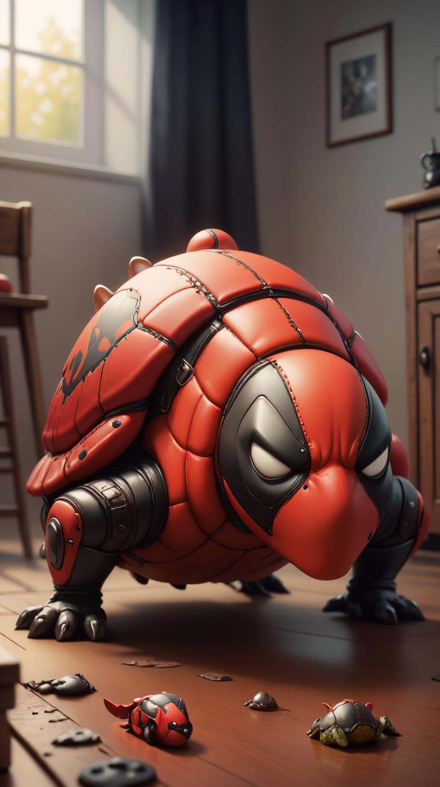 DeadpoolStyle turtle on Tensor.Art