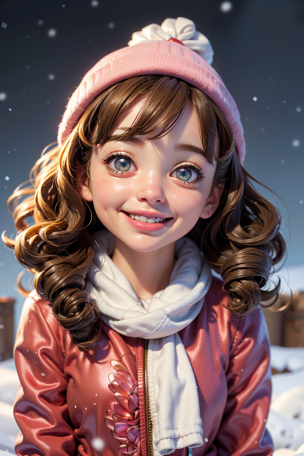 best quality,  cute little girl,  christmas outfit on Tensor.Art