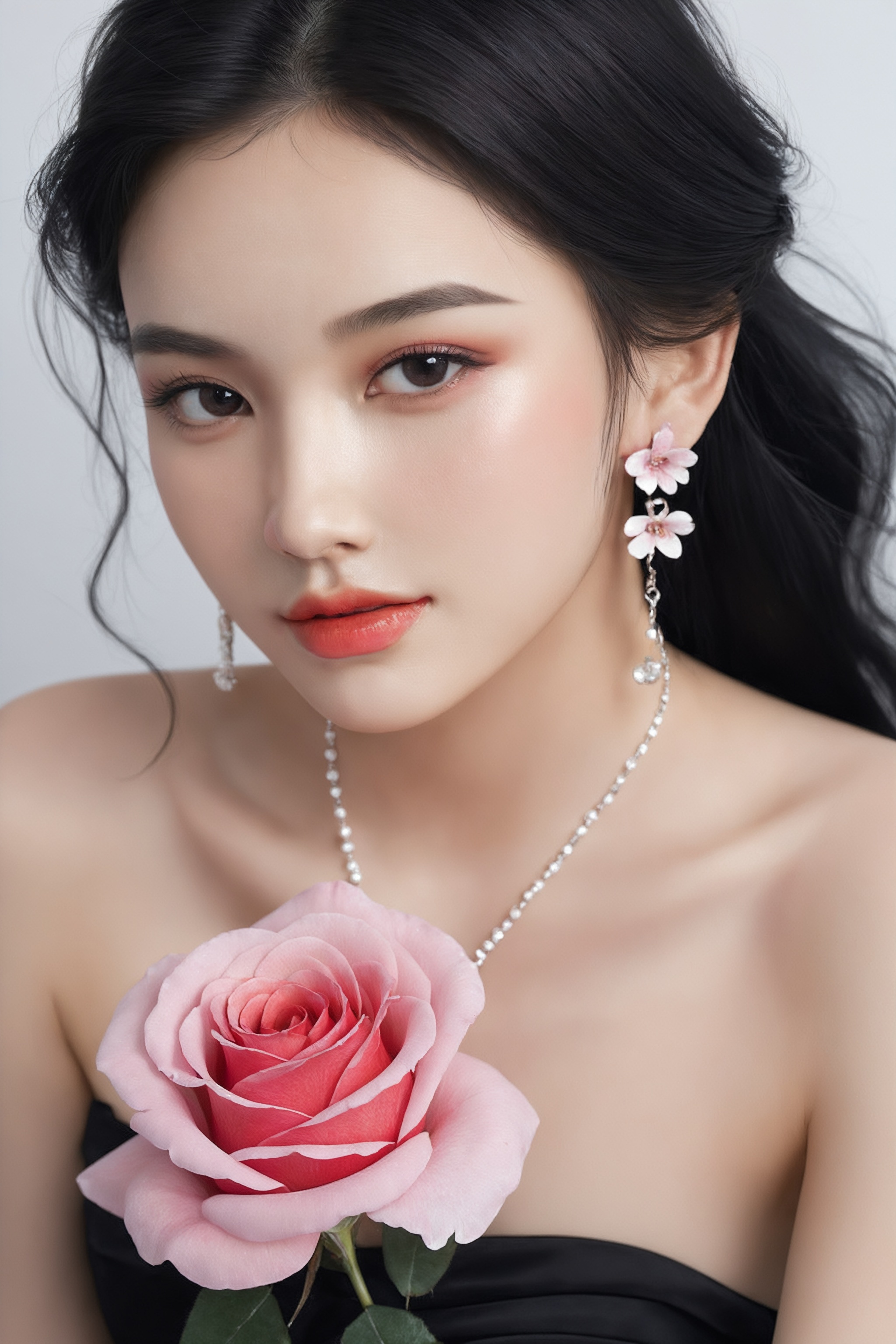 realistic,  photography,  a unique breathtaking and beautiful of girl face on Tensor.Art