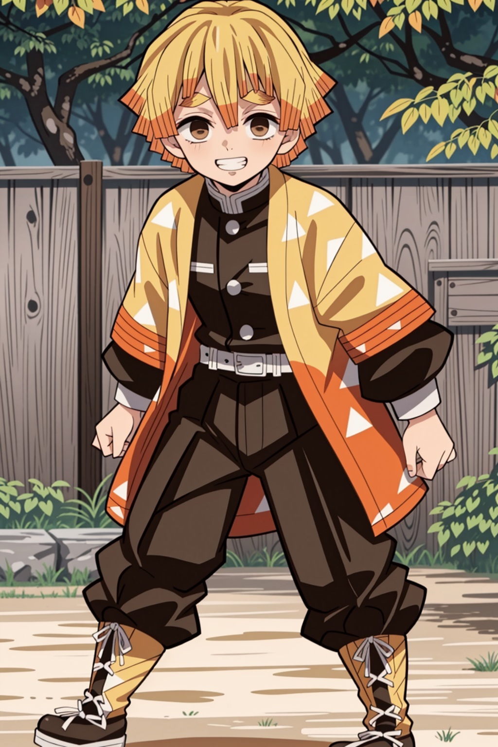 demon slayer uniform,  1boy,  solo on Tensor.Art