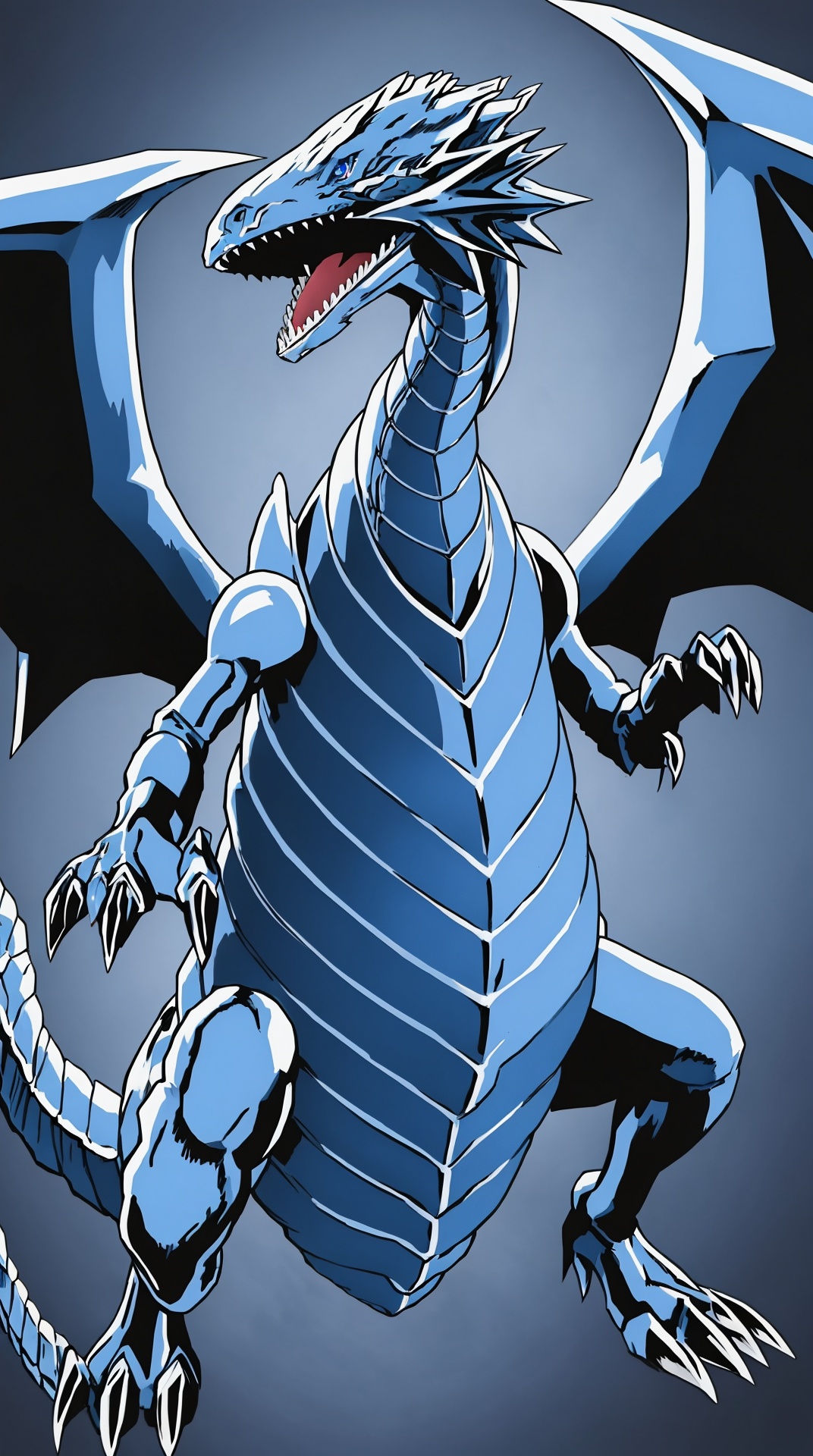 (No human),A close-up of a big billed blue dragon,Blue eyed white dragon,Feitianlong,Game King Art,Game King Art Style,Game King Style,Blue Dragon,Blue scale dragon,Crystal Dragon,Game King,The Legend of the Dragon,Dragon as background,