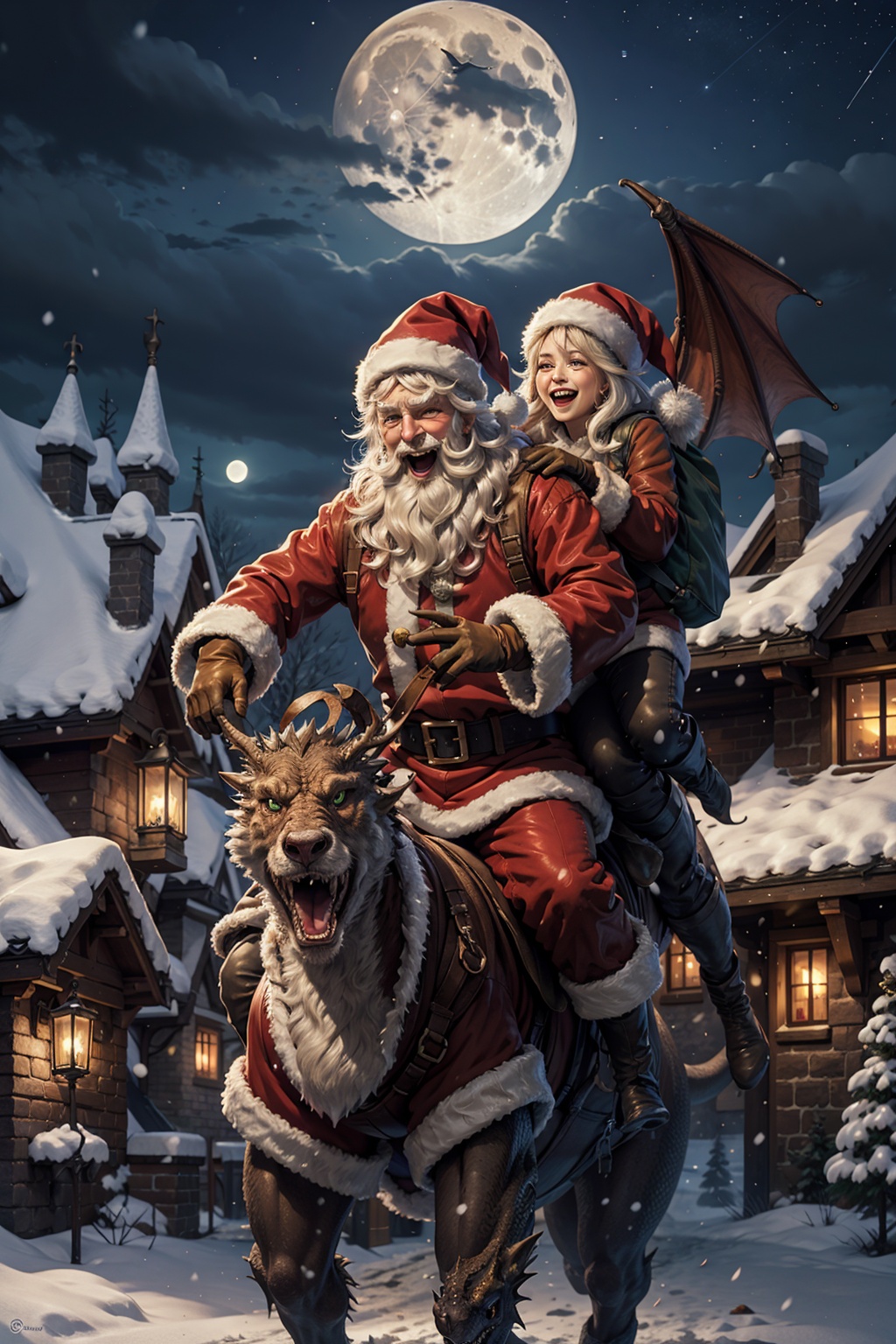 santa claus,  santa costume,  santa hat on Tensor.Art