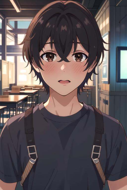 game cg,  1boy,  solo on Tensor.Art