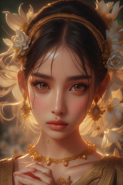 Thai girl posture by World Ai on Tensor.Art