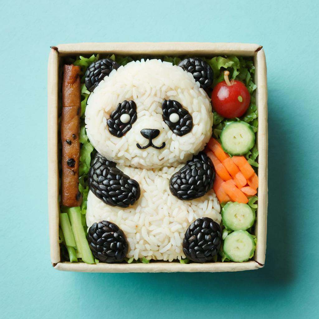 a styr panda,  box lunch on Tensor.Art