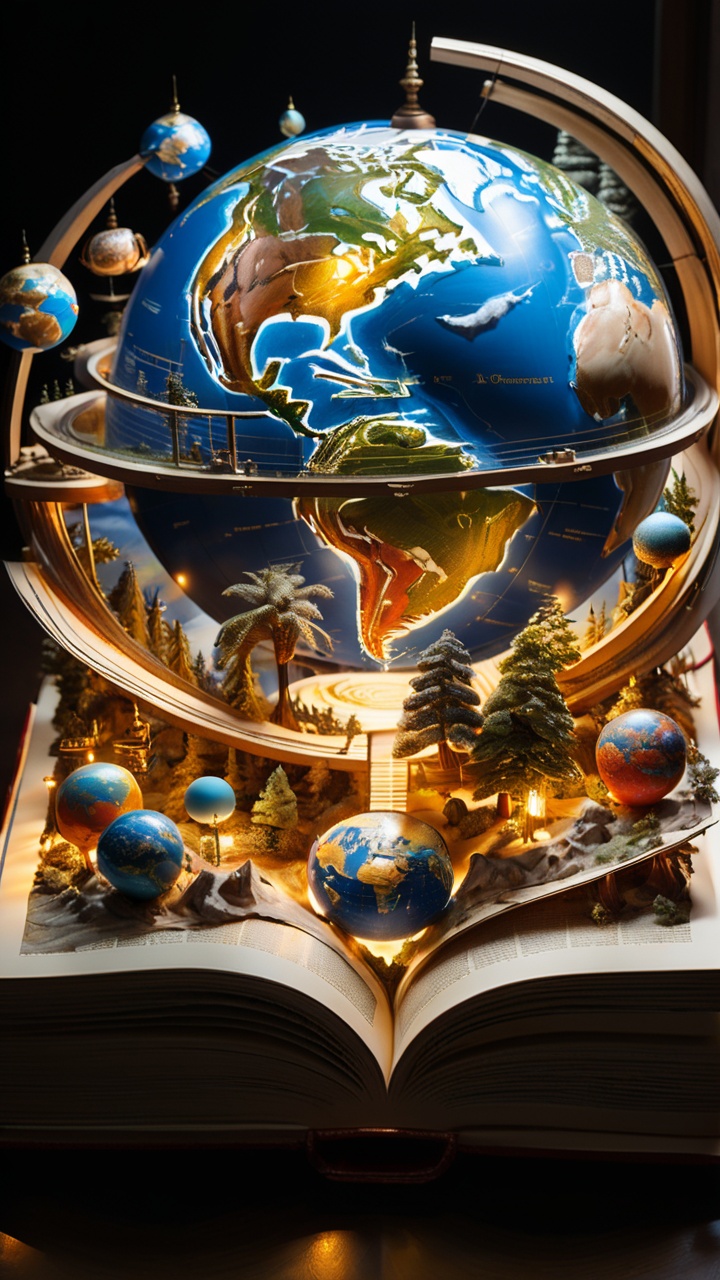 (The world in the book)
