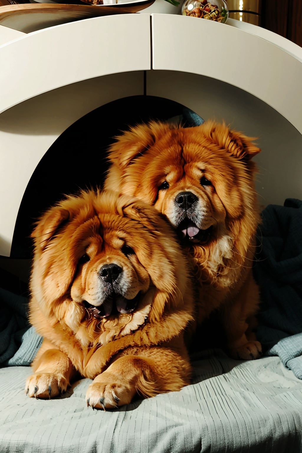  absurdres,absurdres,realistic,full_shot, Dog_Chow Chow