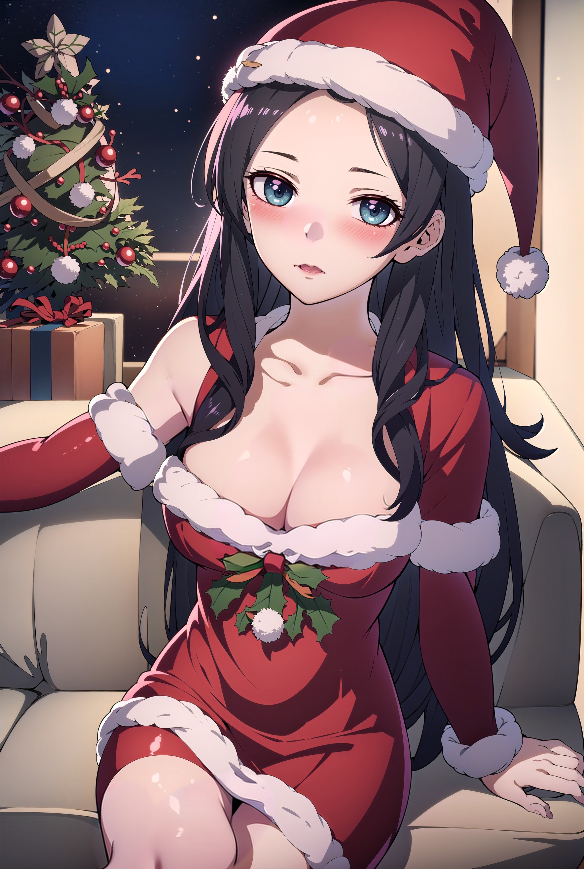 1girl,  Christmas Day,  1 girl on Tensor.Art