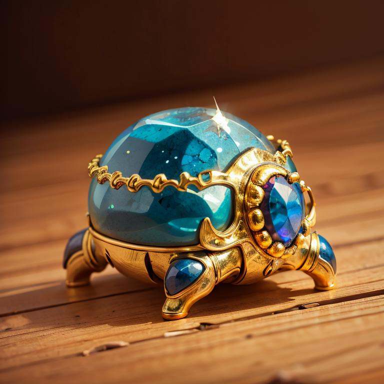 <lora:Style_of_the_Winds:0.8>,((masterpiece,best quality)), absurdres, <lora:Egyptian_Icons:0.7>, Egyptian_Icons, no humans, still life, gold, sparkle, scarab, 