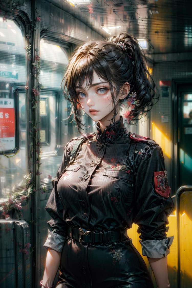 <全网首发—皮衣质感，电车女神Metro cool sister> by 盒子 on Tensor.Art