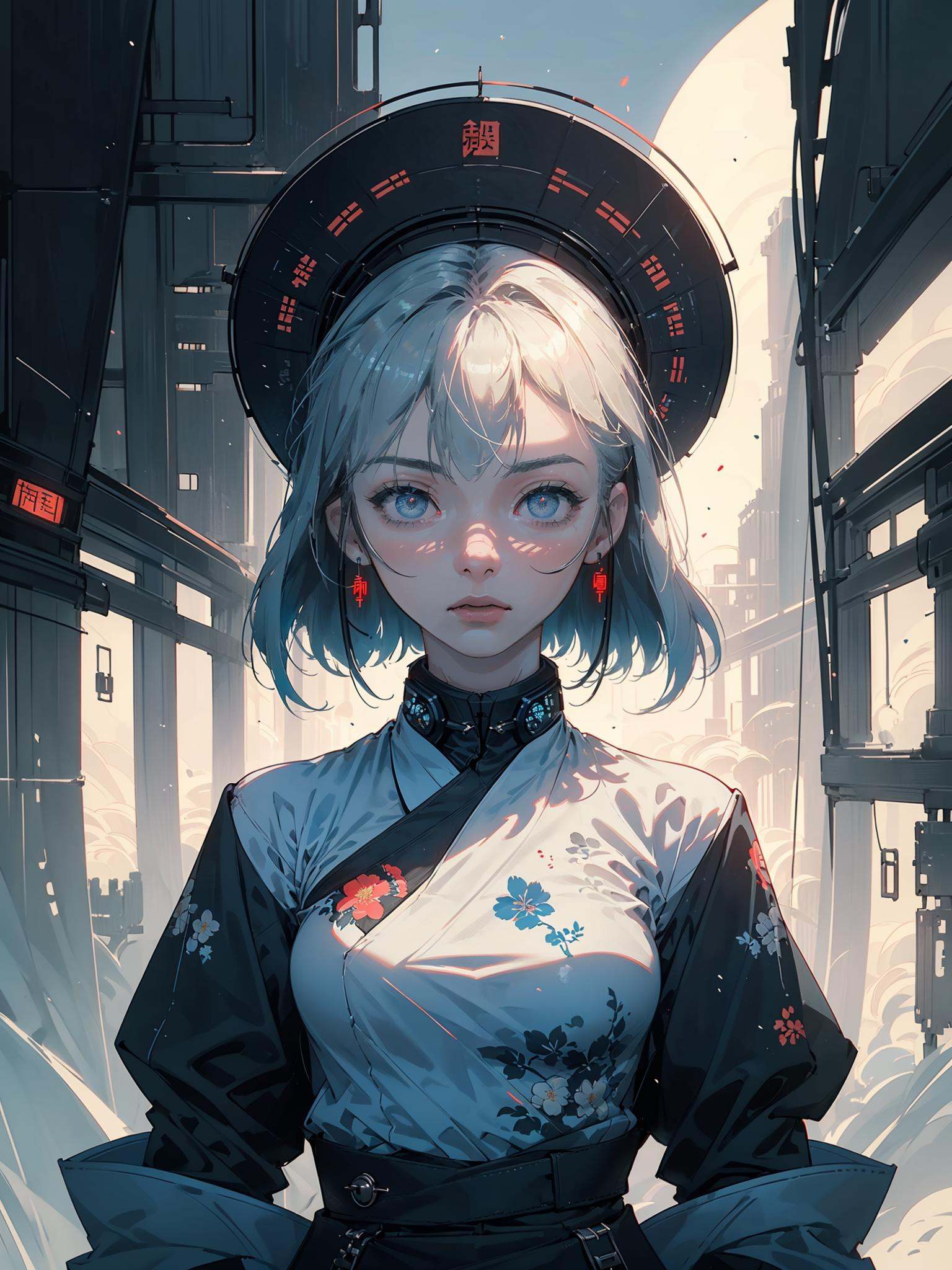 vivid color,  neon city,  cityscape by 盒子 on Tensor.Art