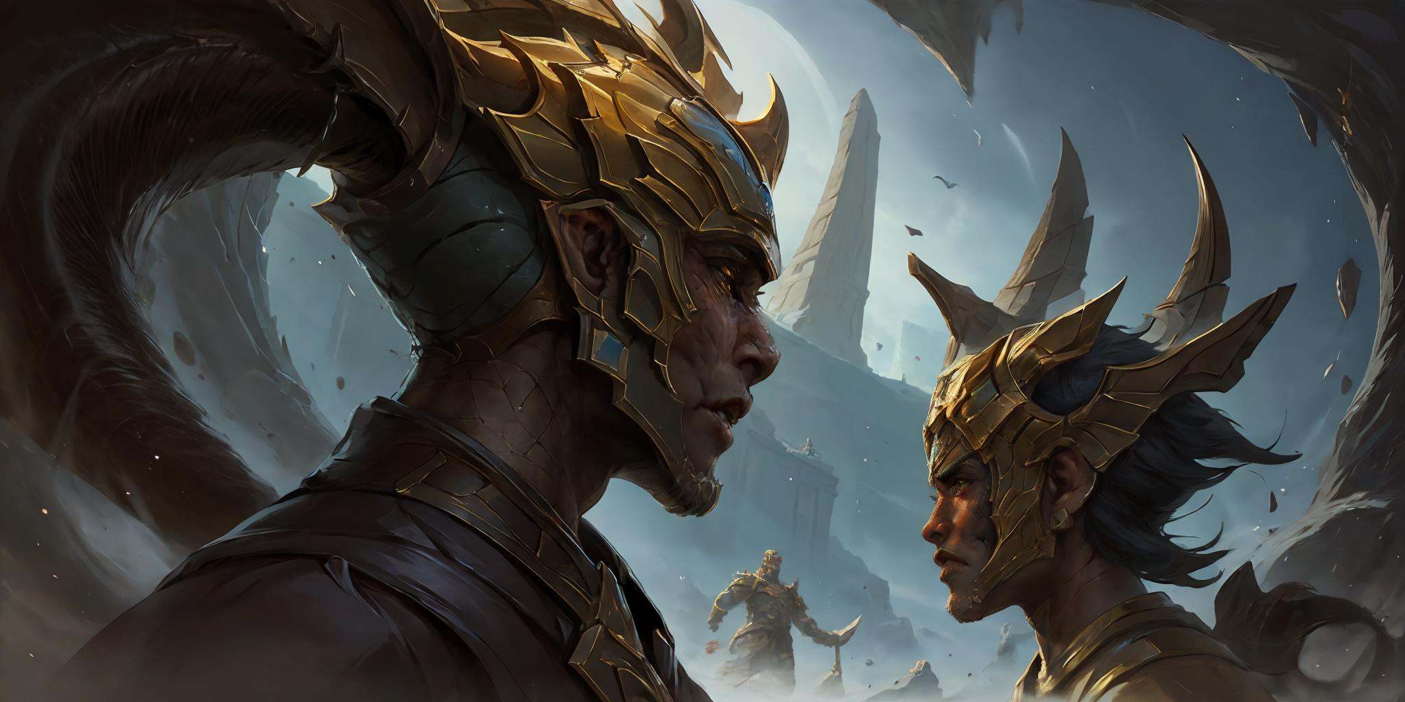 HEZI,LOL,\(lol style\),game cg,Poster close-up of a person holding a sword,epic scroll art,symmetrical portrait RPG avatar,complex and epic conceptual art,epic RPG portrait,exquisite epic character art,brother art,male god man portrait,World of Warcraft art style,male orc portrait,Weta Studio and James Jean,fantasy character portrait,epic fantasy art portrait,Warcraft art,ultra detailed fantasy characters,World of Warcraft art,Vector enhance hd jesper ejsing,fin wildcoat portrait,fantasy rpg symmetrical portrait,a mechanic's close-up portrait,old scroll art,armored warrior's avas portrait,stunning character art,popular character design,elegant film fantasy art,symmetrical epic fantasy art,epic science fiction fantasy art,highly detailed cgsociety,orc portrait,slender orc portrait,popular digital fantasy art Complex Steam Punk Images,<lora:盒子系列——LOL美宣氛围质感(恕瑞玛):0.75>,
