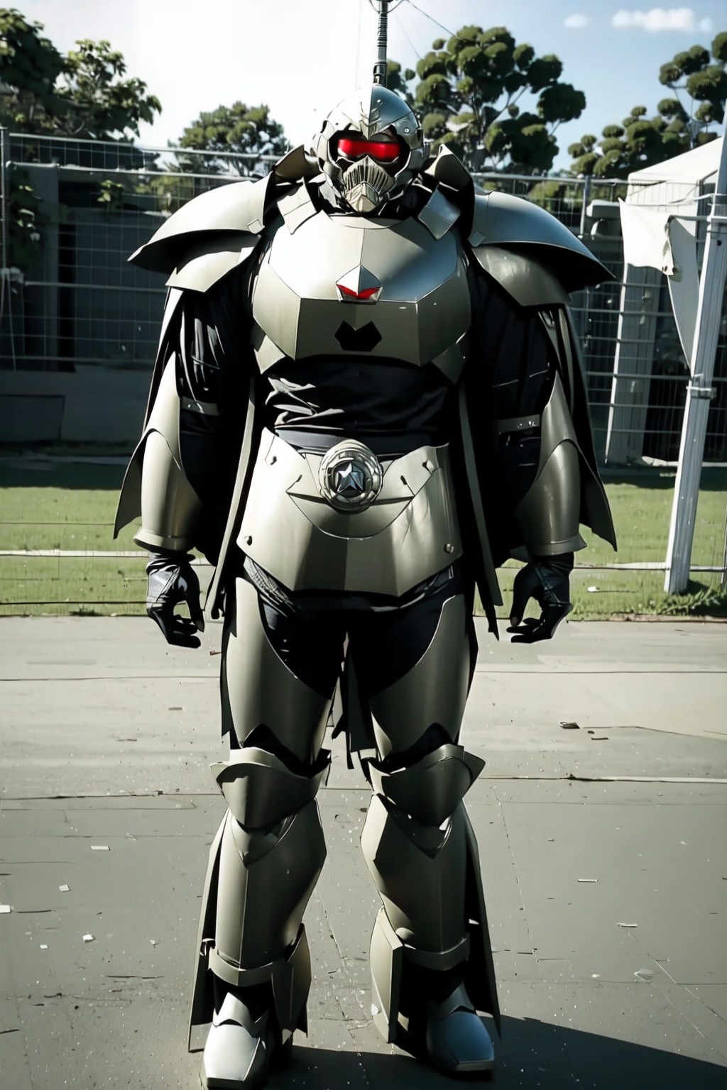  absurdres,absurdres,realistic,full_shot, Heavy armored soldiers