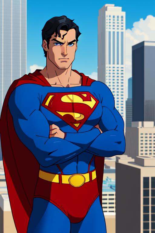 1boy,  superman,  abs on Tensor.Art