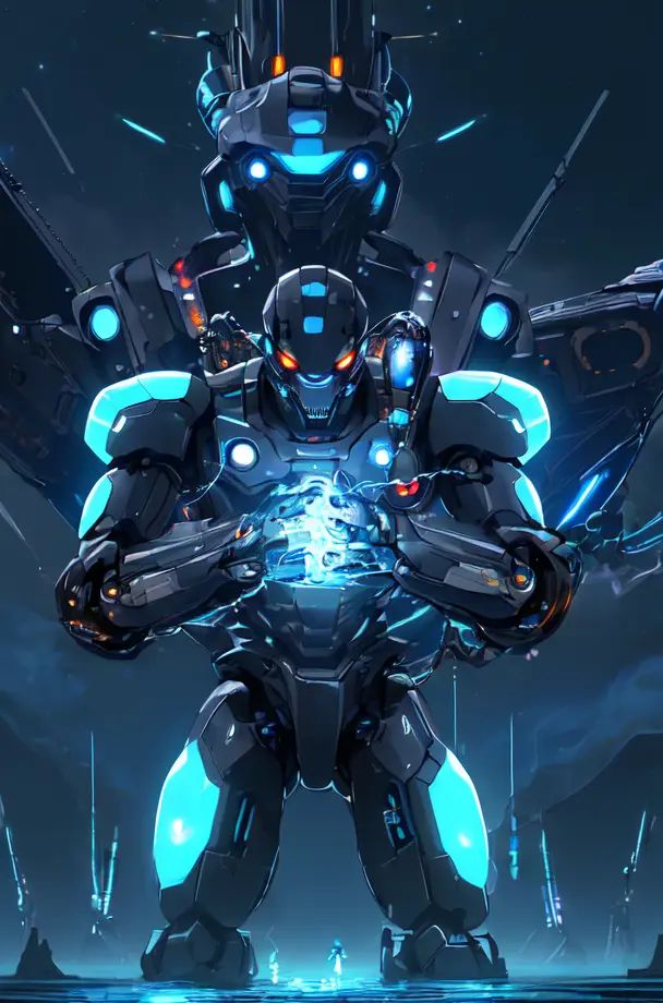 science fiction,  no humans,  robot on Tensor.Art