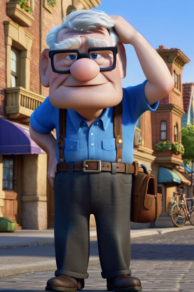 CarlFredricksen1024,  3d,  ***** animation style on Tensor.Art
