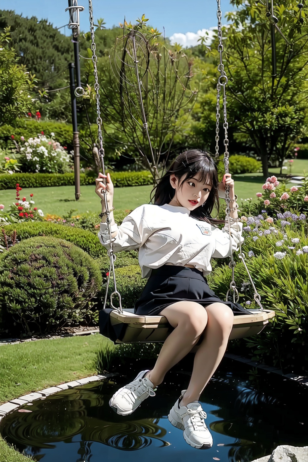  absurdres,incredibly absurdres,reality,realistic,,(solo:1.2), , to swing