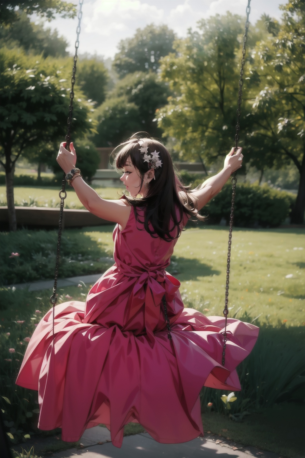  absurdres,incredibly absurdres,reality,realistic,,(solo:1.2), , to swing