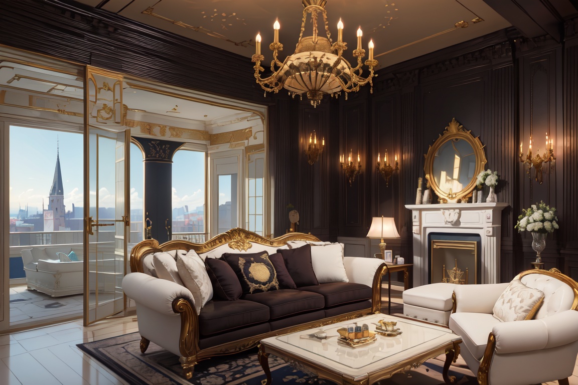 (Masterpiece),  (hyper-realistic),  (perfectly Detailed) image of a luxury house by TDNM on Tensor.Art