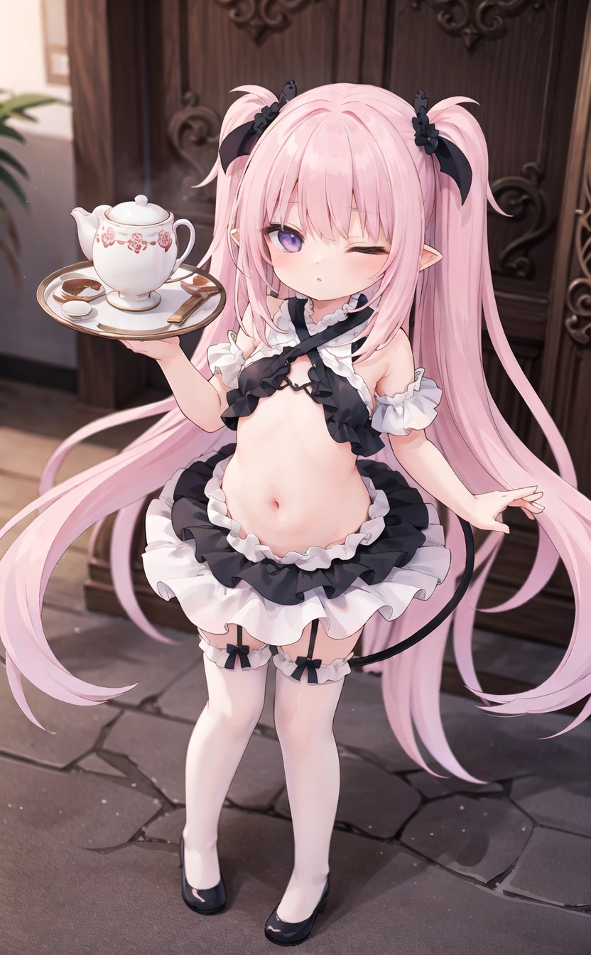 1girl,  tail,  solo on Tensor.Art