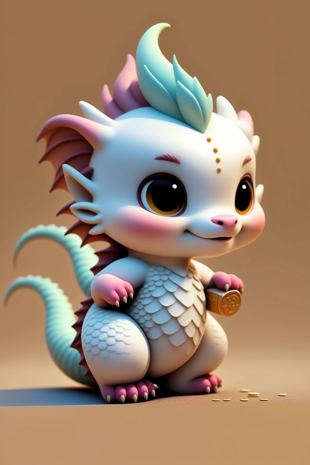 Dragon Baby,Handmade,Cute, cute treasure,color,<lora:660447313082219790:1.0>