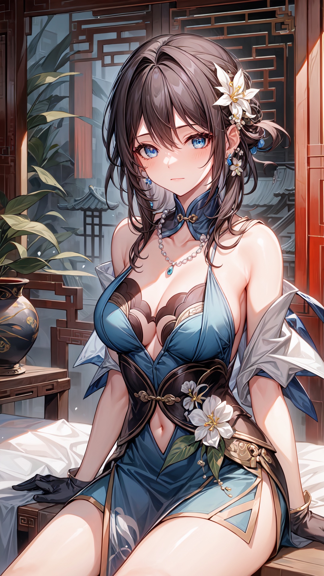 ruanmei,  ruanmei_official,  chinese dress on Tensor.Art