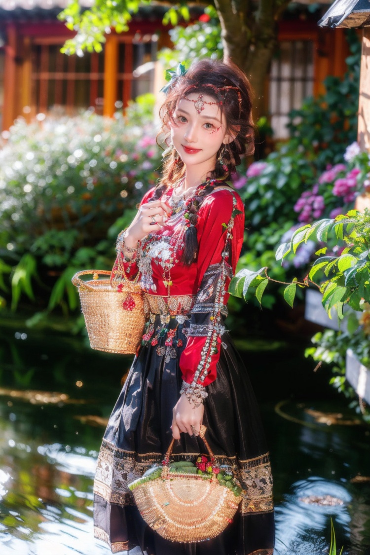 一眼万年|民族风女孩 by 眸中客 on Tensor.Art
