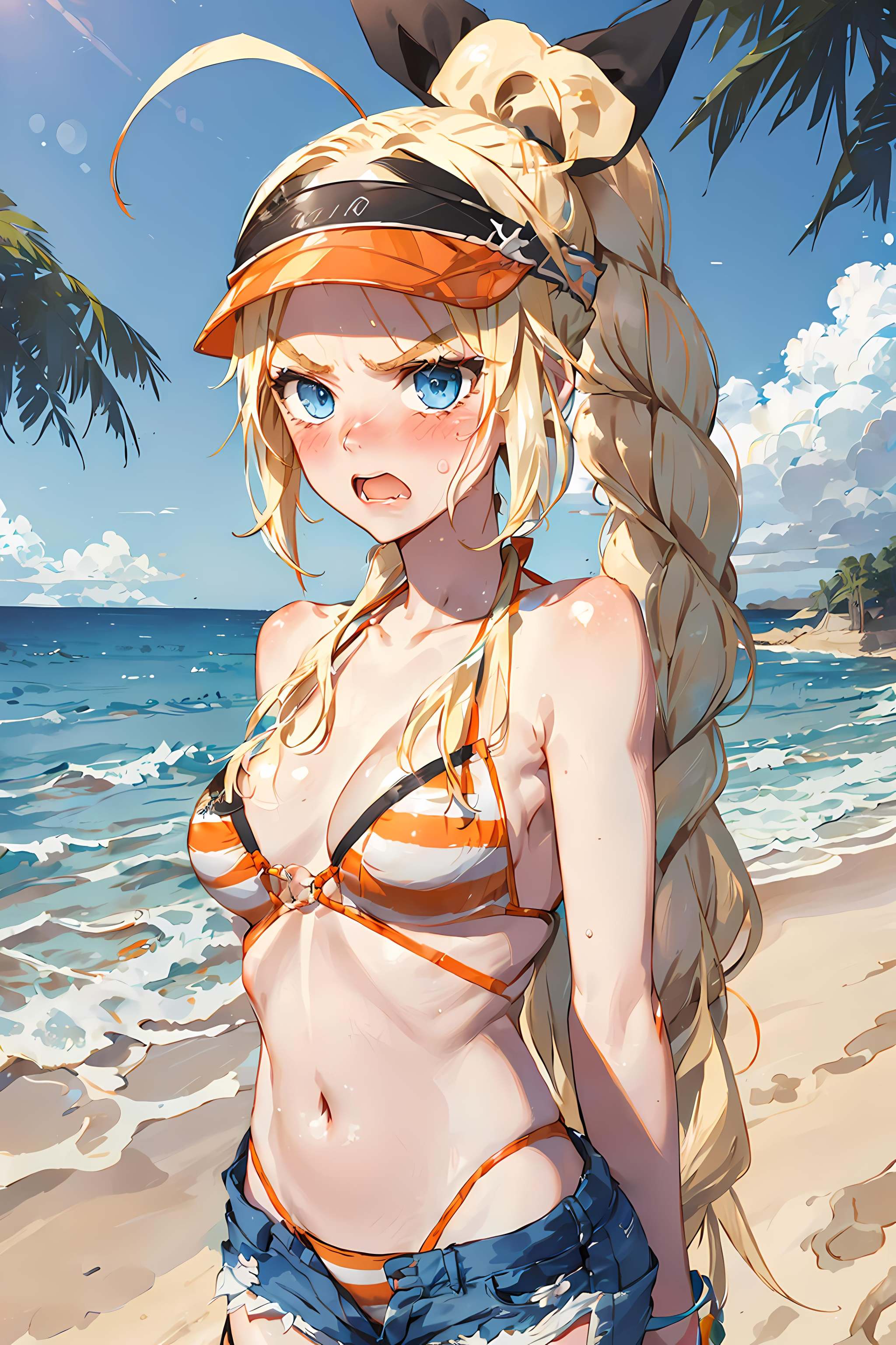 nicky,  blue eyes,  blonde hair on Tensor.Art